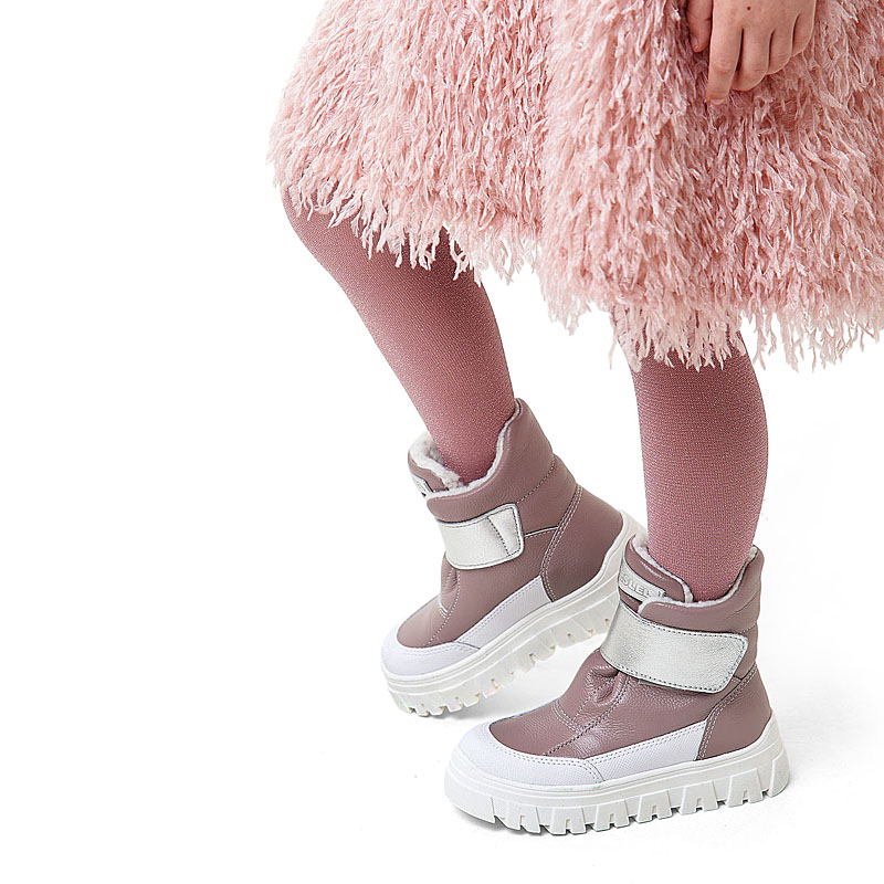 Ботинки, артикул 2230, цвет пыльно-розовый купить в интернет-магазине Shoeslel с доставкой по России