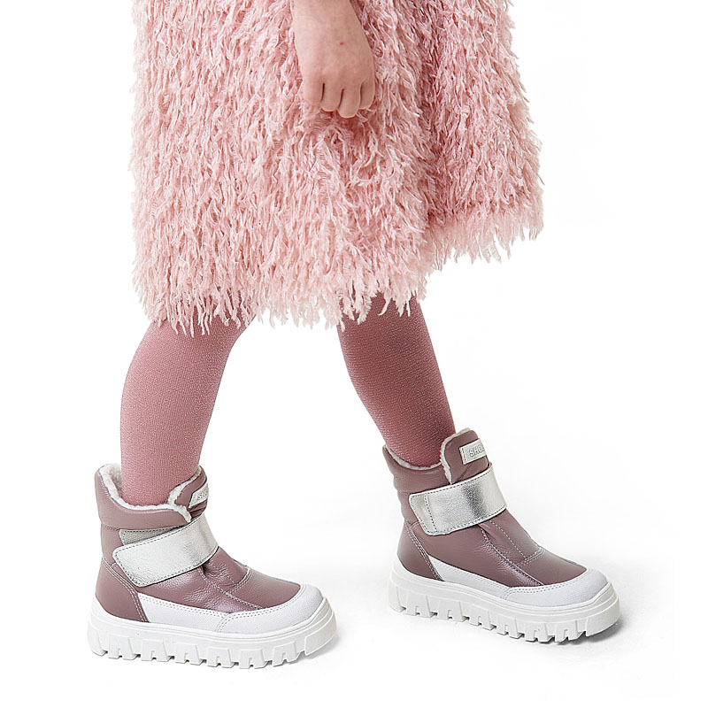 Ботинки, артикул 2230, цвет пыльно-розовый купить в интернет-магазине Shoeslel с доставкой по России