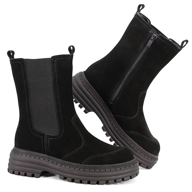 Сапожки, артикул 2241, цвет черный купить в интернет-магазине Shoeslel с доставкой по России