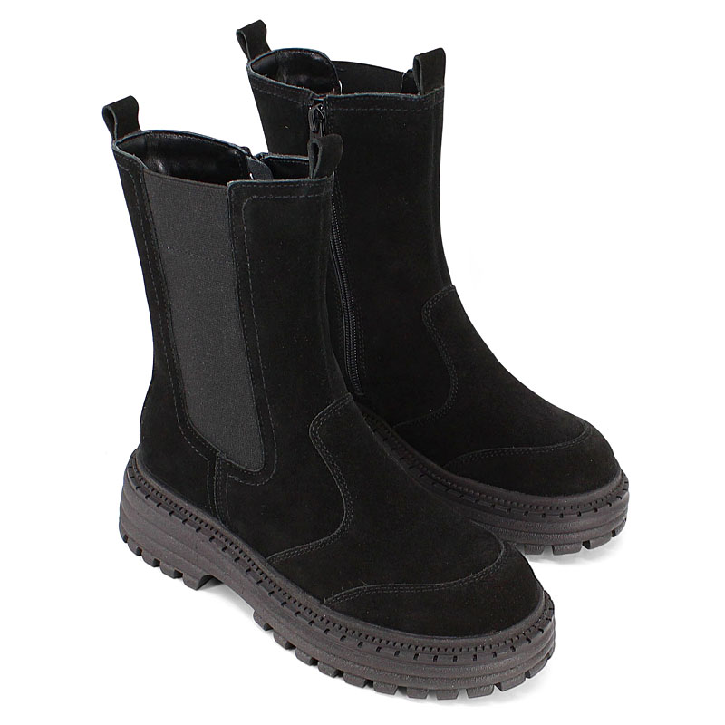 Сапожки, артикул 2241, цвет черный купить в интернет-магазине Shoeslel с доставкой по России