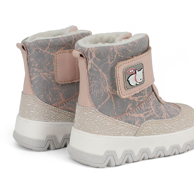 Ботинки малодетские, артикул 2247, цвет персиковый купить в интернет-магазине Shoeslel с доставкой по России