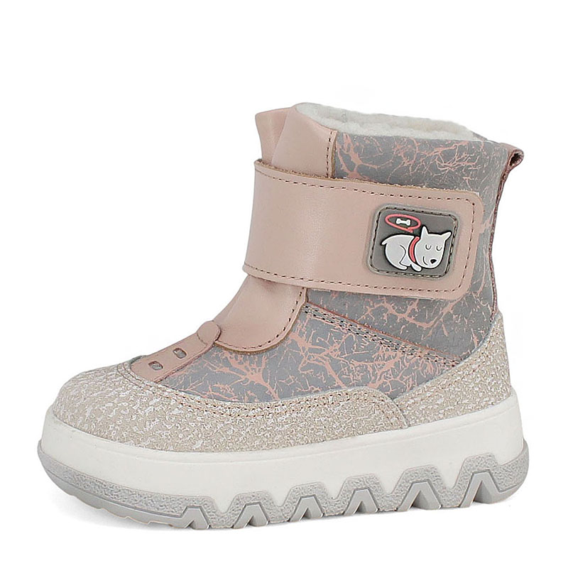 Ботинки малодетские, артикул 2247, цвет персиковый купить в интернет-магазине Shoeslel с доставкой по России