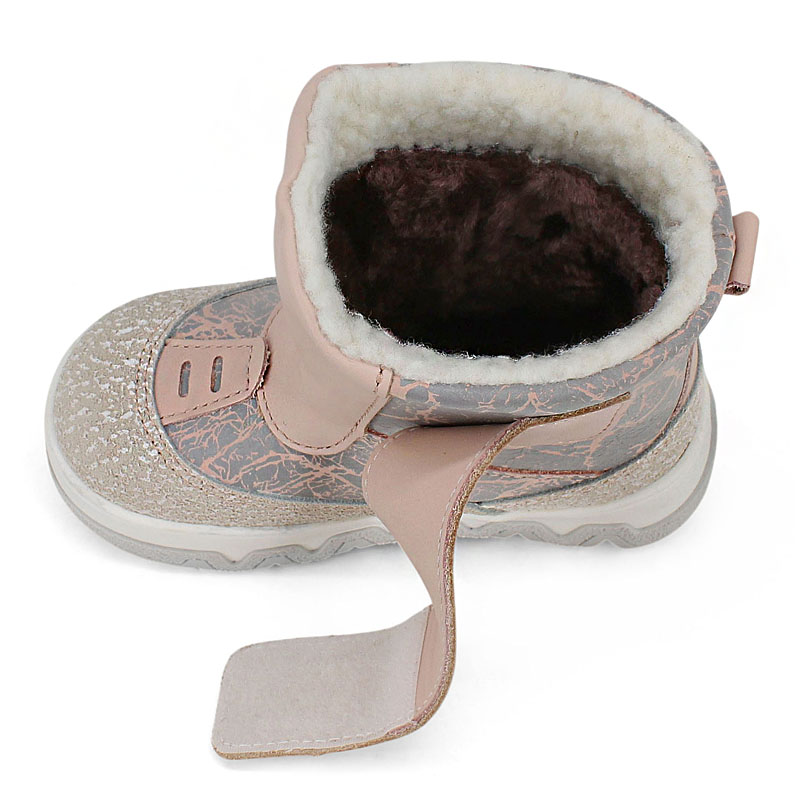 Ботинки малодетские, артикул 2247, цвет персиковый купить в интернет-магазине Shoeslel с доставкой по России