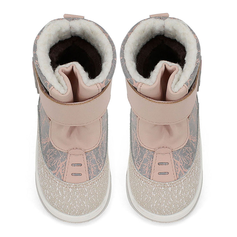 Ботинки малодетские, артикул 2247, цвет персиковый купить в интернет-магазине Shoeslel с доставкой по России