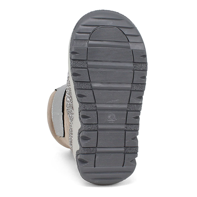 Ботинки малодетские, артикул 2247, цвет серебряный купить в интернет-магазине Shoeslel с доставкой по России