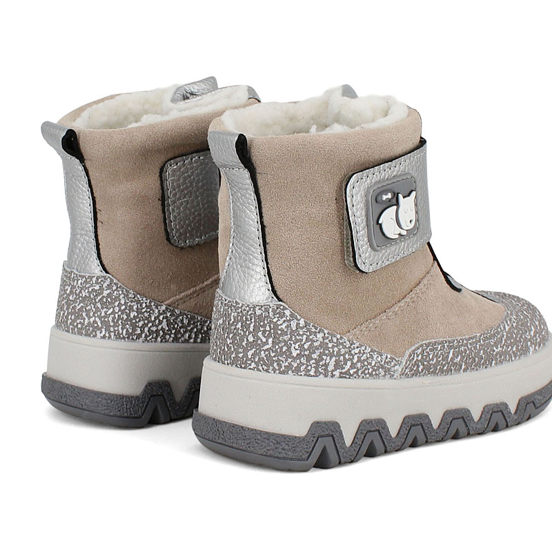 Ботинки малодетские, артикул 2247, цвет серебряный купить в интернет-магазине Shoeslel с доставкой по России