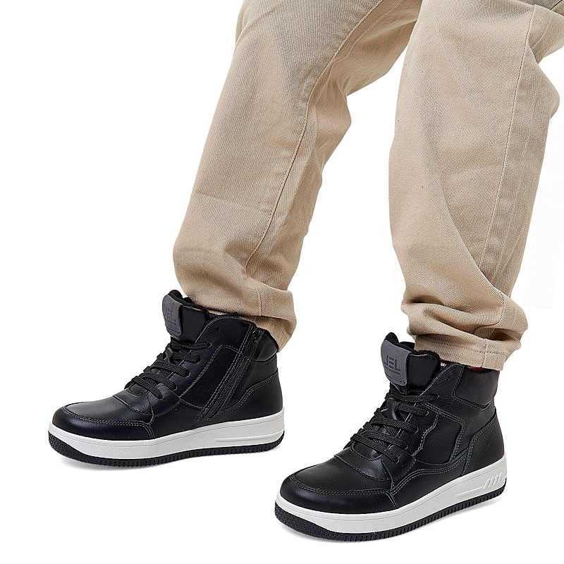 Ботинки, артикул 2256, цвет черный купить в интернет-магазине Shoeslel с доставкой по России