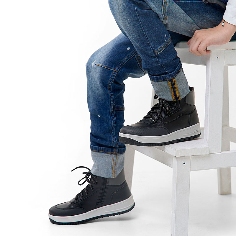 Ботинки, артикул 2264, цвет черный купить в интернет-магазине Shoeslel с доставкой по России