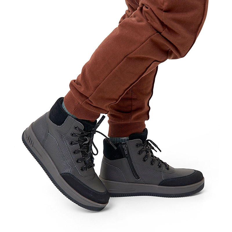 Ботинки, артикул 2264, цвет серый купить в интернет-магазине Shoeslel с доставкой по России