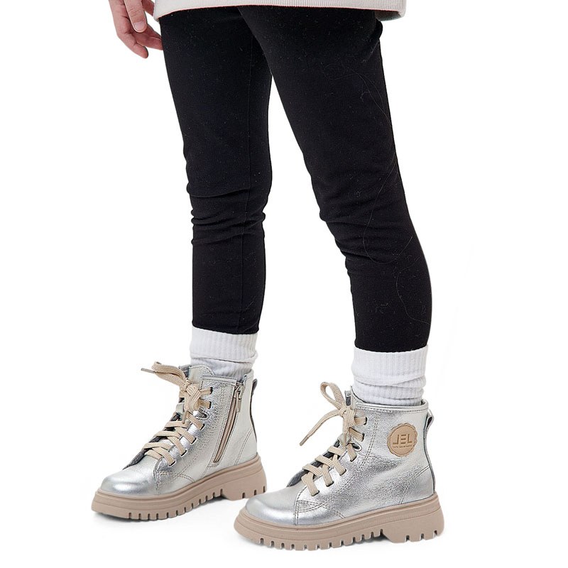 Ботинки, артикул 2269, цвет серебро купить в интернет-магазине Shoeslel с доставкой по России