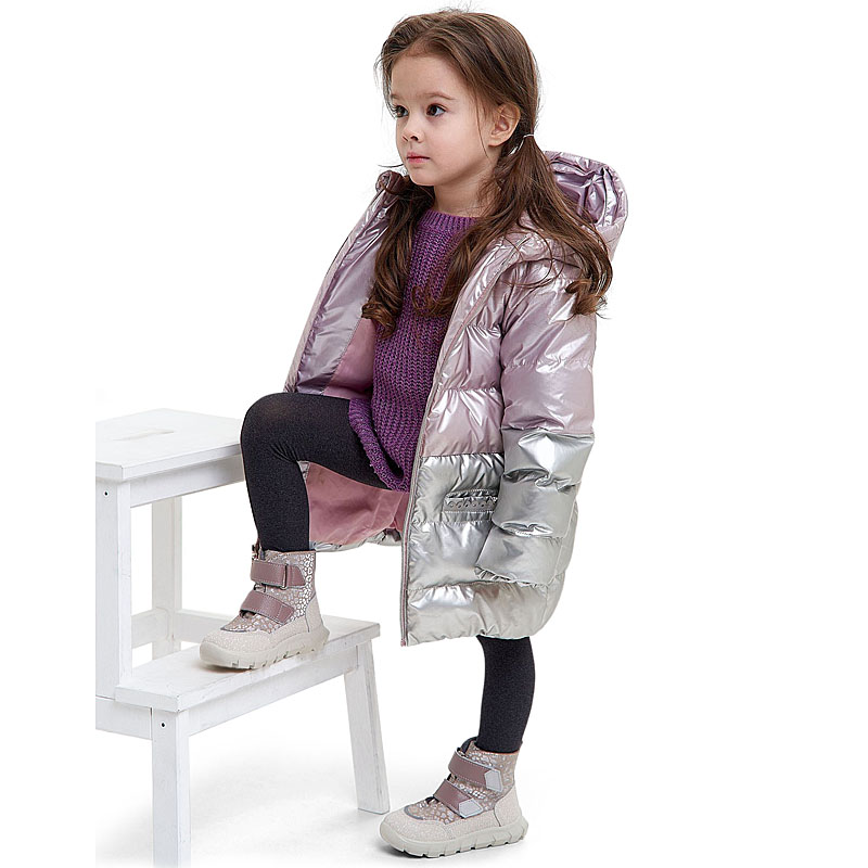 Ботинки малодетские, артикул 2281, цвет пыльно-розовый купить в интернет-магазине Shoeslel с доставкой по России