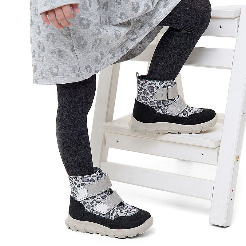 Ботинки малодетские, артикул 2281, цвет серый купить в интернет-магазине Shoeslel с доставкой по России