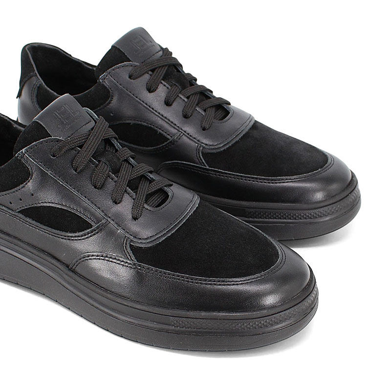 Полуботинки, артикул 2296, цвет черный купить в интернет-магазине Shoeslel с доставкой по России