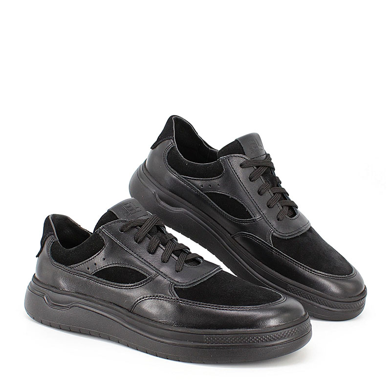 Полуботинки, артикул 2296, цвет черный купить в интернет-магазине Shoeslel с доставкой по России