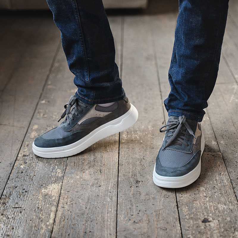 Полуботинки, артикул 2296, цвет серый купить в интернет-магазине Shoeslel с доставкой по России