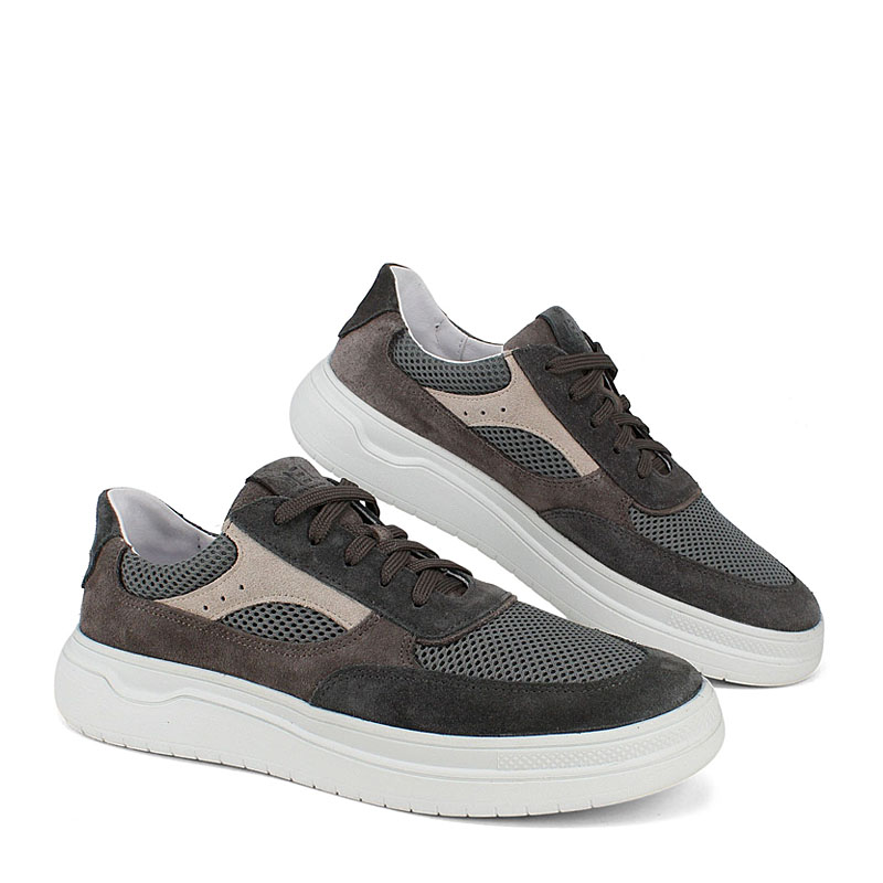 Полуботинки, артикул 2296, цвет серый купить в интернет-магазине Shoeslel с доставкой по России