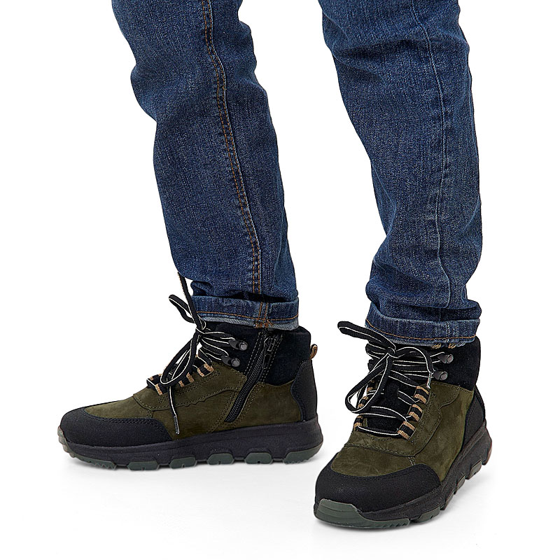 Ботинки, артикул 2299, цвет хаки купить в интернет-магазине Shoeslel с доставкой по России