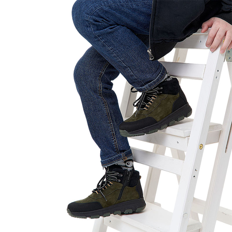 Ботинки, артикул 2299, цвет хаки купить в интернет-магазине Shoeslel с доставкой по России