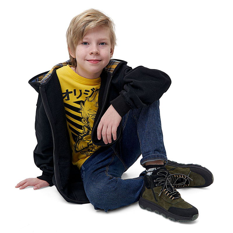 Ботинки, артикул 2299, цвет хаки купить в интернет-магазине Shoeslel с доставкой по России