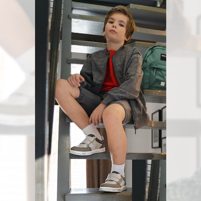 Полуботинки, артикул 2305, цвет серый купить в интернет-магазине Shoeslel с доставкой по России