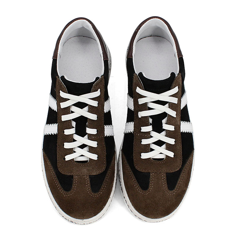 Полуботинки, артикул 2307, цвет горчично-черный купить в интернет-магазине Shoeslel с доставкой по России