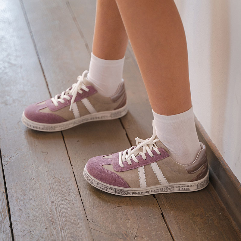 Полуботинки, артикул 2307, цвет розово-бежевый купить в интернет-магазине Shoeslel с доставкой по России