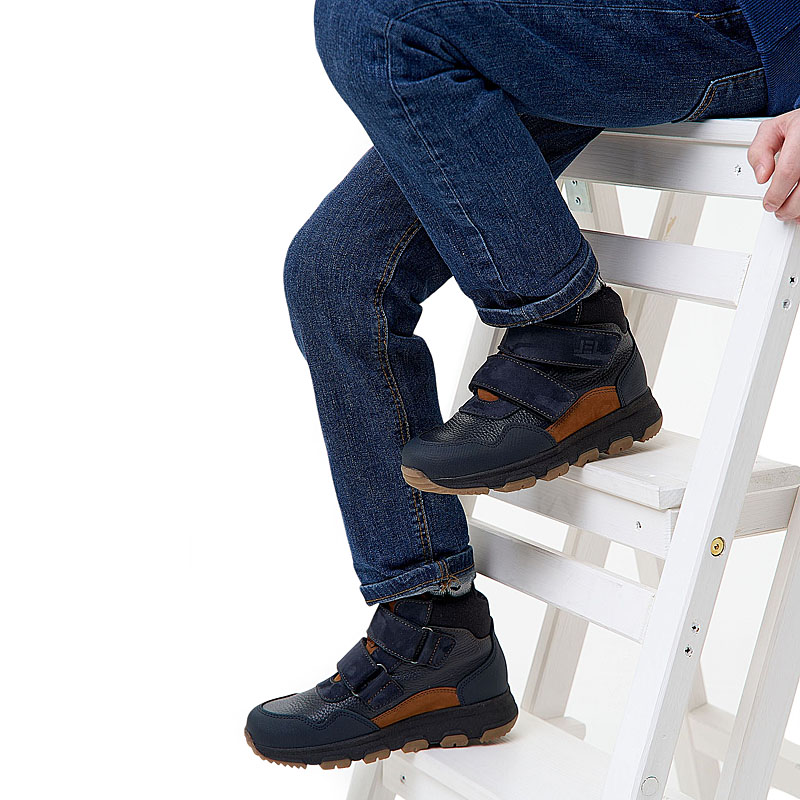 Ботинки, артикул 2310, цвет синий купить в интернет-магазине Shoeslel с доставкой по России