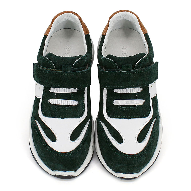 Полуботинки, артикул 2319, цвет зеленый купить в интернет-магазине Shoeslel с доставкой по России