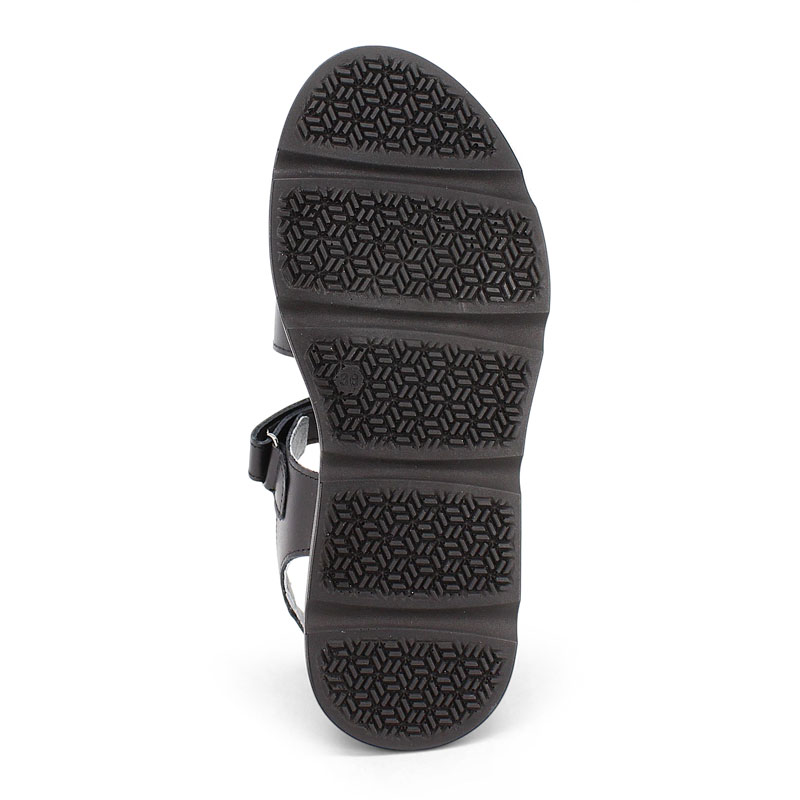 Туфли летние открытые, артикул 2325, цвет черный купить в интернет-магазине Shoeslel с доставкой по России