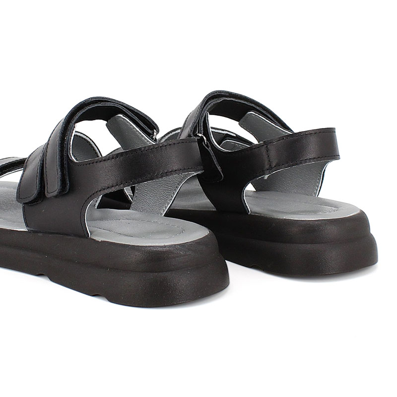 Туфли летние открытые, артикул 2325, цвет черный купить в интернет-магазине Shoeslel с доставкой по России