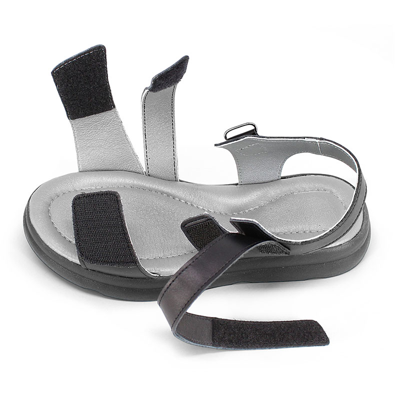 Туфли летние открытые, артикул 2325, цвет черный купить в интернет-магазине Shoeslel с доставкой по России