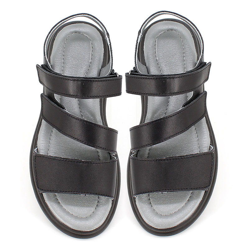 Туфли летние открытые, артикул 2325, цвет черный купить в интернет-магазине Shoeslel с доставкой по России