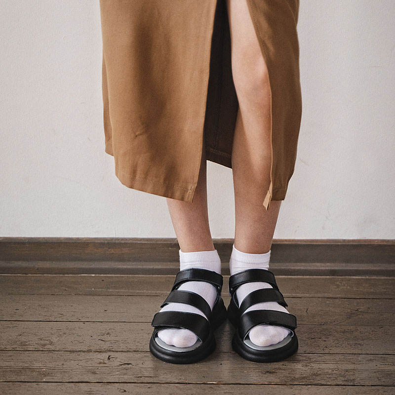 Туфли летние открытые, артикул 2325, цвет черный купить в интернет-магазине Shoeslel с доставкой по России