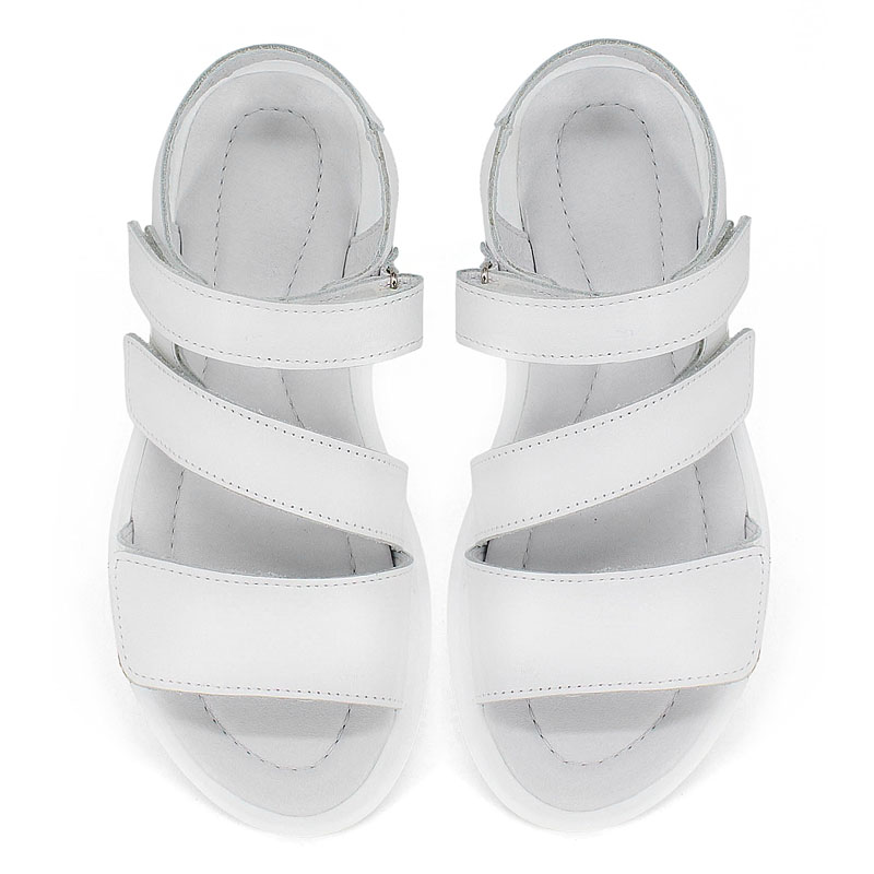 Туфли летние открытые, артикул 2325, цвет белый купить в интернет-магазине Shoeslel с доставкой по России