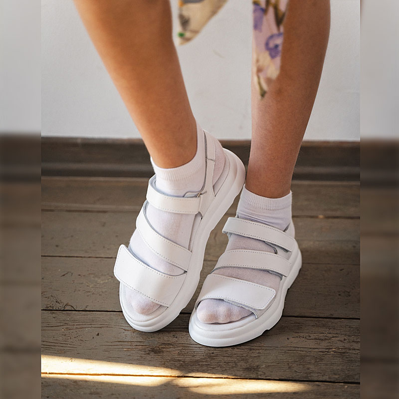 Туфли летние открытые, артикул 2325, цвет белый купить в интернет-магазине Shoeslel с доставкой по России