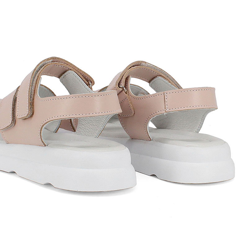 Туфли летние открытые, артикул 2325, цвет пудровый купить в интернет-магазине Shoeslel с доставкой по России