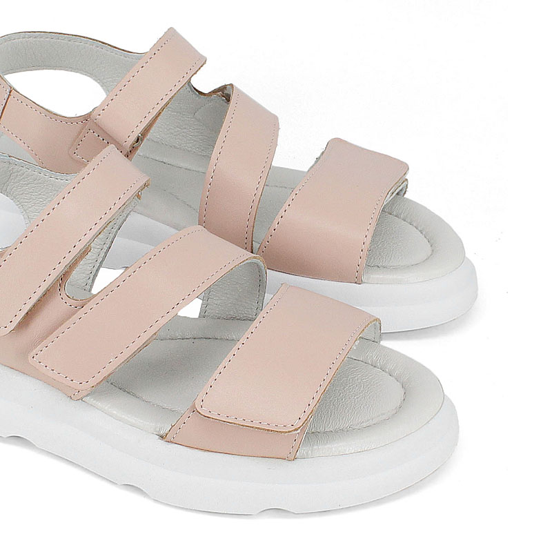 Туфли летние открытые, артикул 2325, цвет пудровый купить в интернет-магазине Shoeslel с доставкой по России