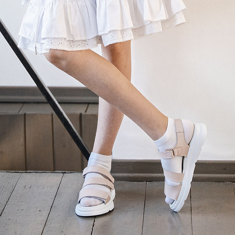 Туфли летние открытые, артикул 2325, цвет пудровый купить в интернет-магазине Shoeslel с доставкой по России