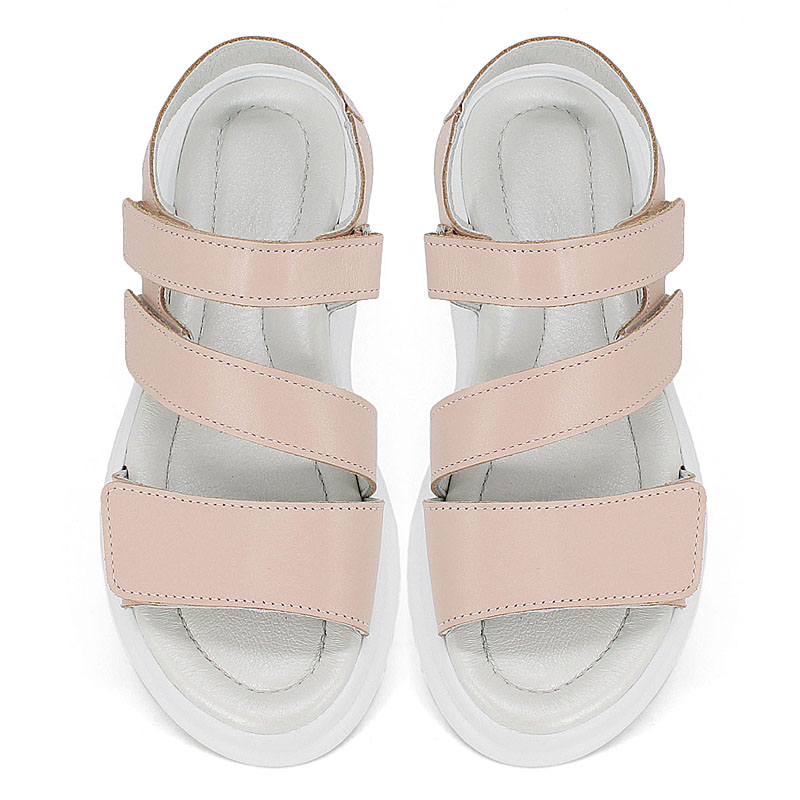 Туфли летние открытые, артикул 2325, цвет пудровый купить в интернет-магазине Shoeslel с доставкой по России