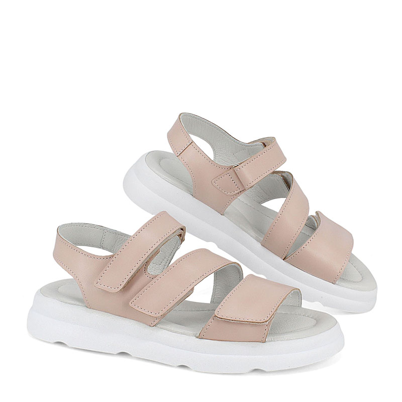 Туфли летние открытые, артикул 2325, цвет пудровый купить в интернет-магазине Shoeslel с доставкой по России