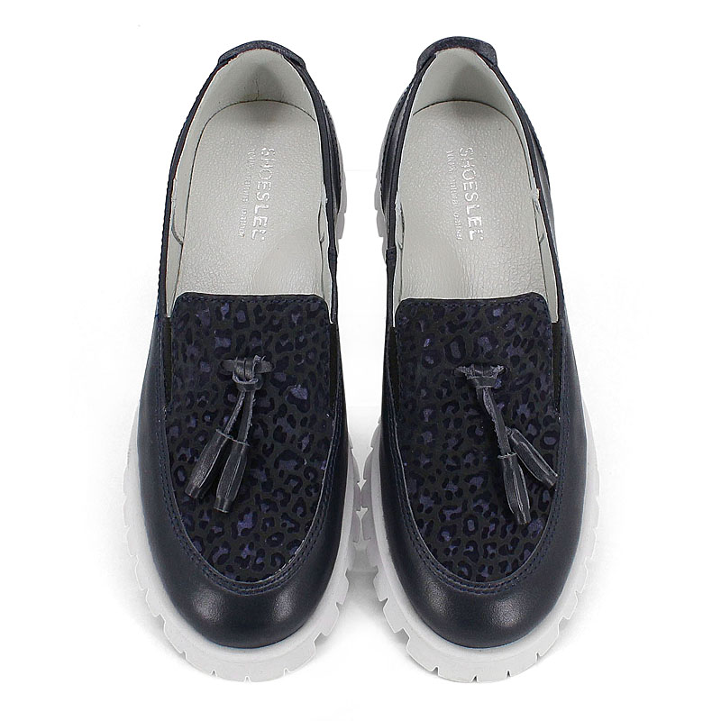 Туфли, артикул 2326, цвет синий купить в интернет-магазине Shoeslel с доставкой по России