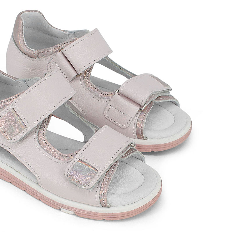 Туфли летние открытые, артикул 2328, цвет св. розовый купить в интернет-магазине Shoeslel с доставкой по России