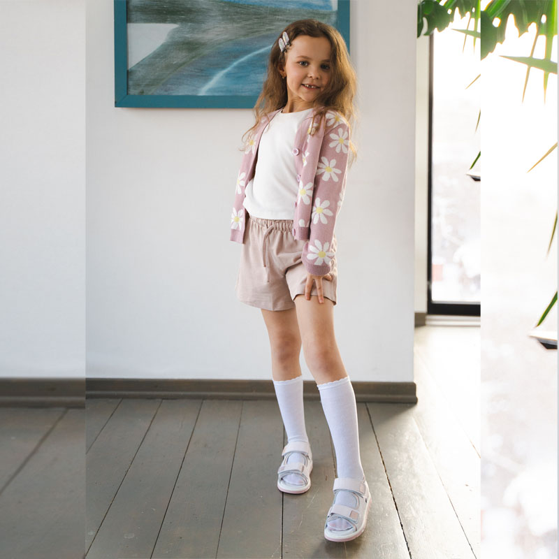 Туфли летние открытые, артикул 2328, цвет св. розовый купить в интернет-магазине Shoeslel с доставкой по России