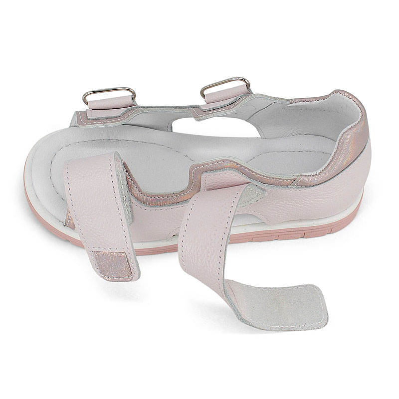 Туфли летние открытые, артикул 2328, цвет св. розовый купить в интернет-магазине Shoeslel с доставкой по России