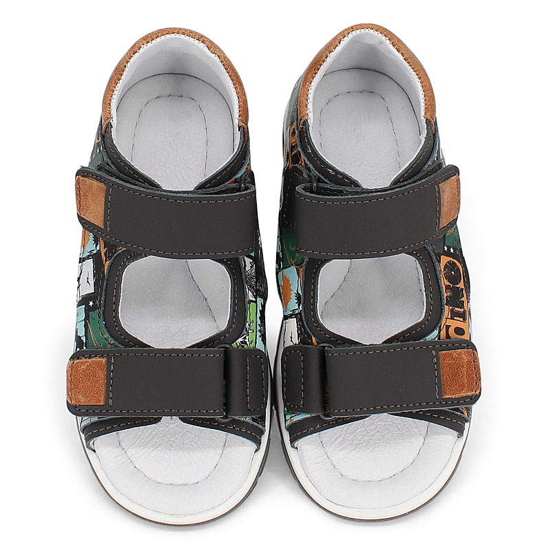 Туфли летние открытые, артикул 2328, цвет разноцветный купить в интернет-магазине Shoeslel с доставкой по России