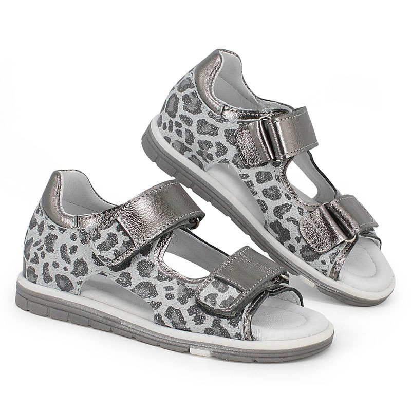 Туфли летние открытые, артикул 2328, цвет серебристый купить в интернет-магазине Shoeslel с доставкой по России