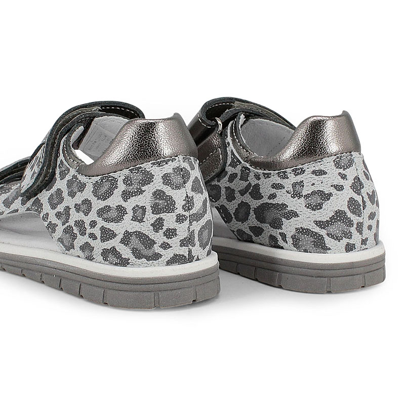 Туфли летние открытые, артикул 2328, цвет серебристый купить в интернет-магазине Shoeslel с доставкой по России