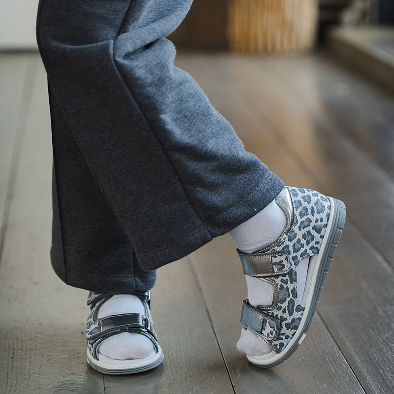 Туфли летние открытые, артикул 2328, цвет серебристый купить в интернет-магазине Shoeslel с доставкой по России