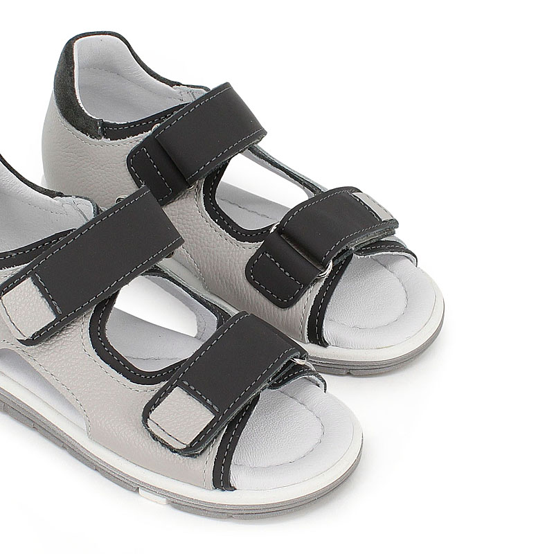 Туфли летние открытые, артикул 2328, цвет серый купить в интернет-магазине Shoeslel с доставкой по России