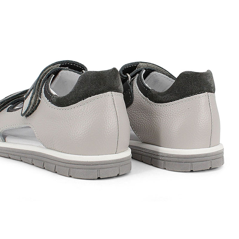 Туфли летние открытые, артикул 2328, цвет серый купить в интернет-магазине Shoeslel с доставкой по России